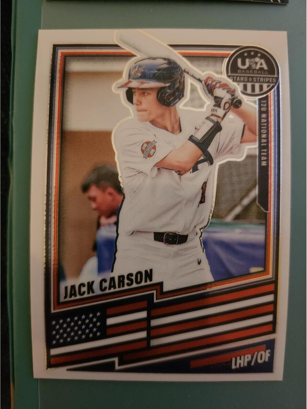 2026 Panini Stars & Stripes Prizm USA Baseball #70 Jack Carson